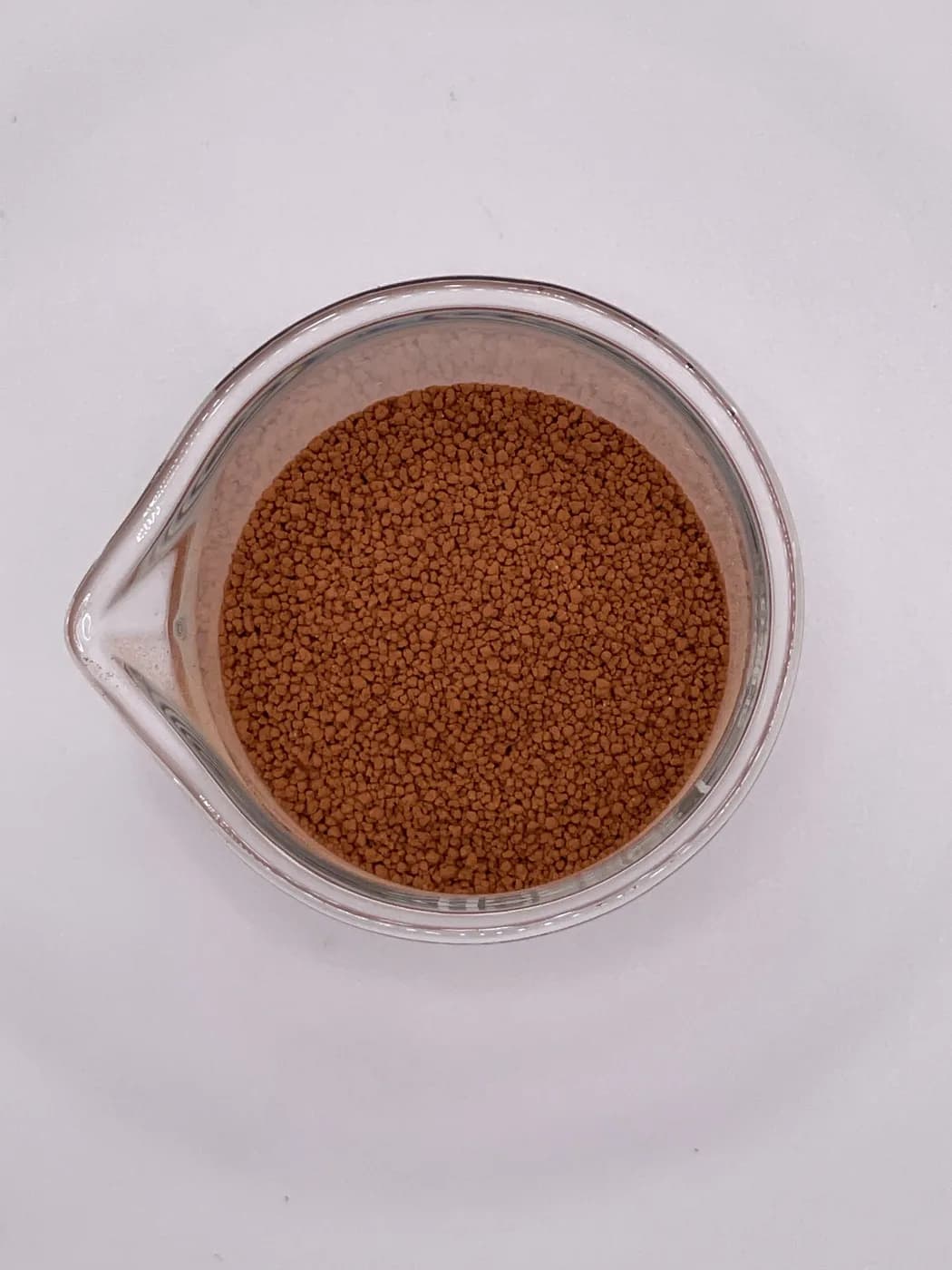 The formulated red-mud catalyst, up close